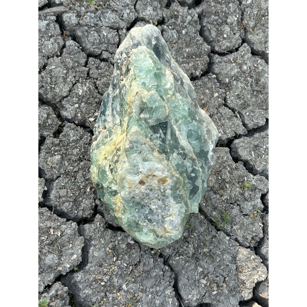 Crystal Rock Massive‎ Rough Green Fluorite Chunk 32 lbs. 2.5 oz.